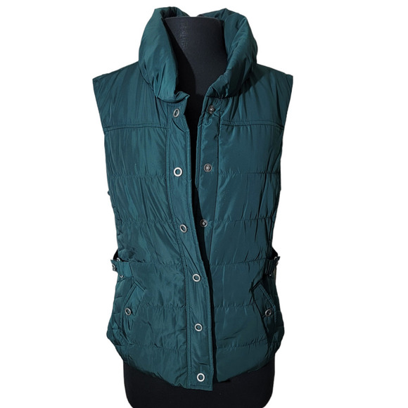Tribal Jackets & Blazers - Tribal puffer vest color green sz M